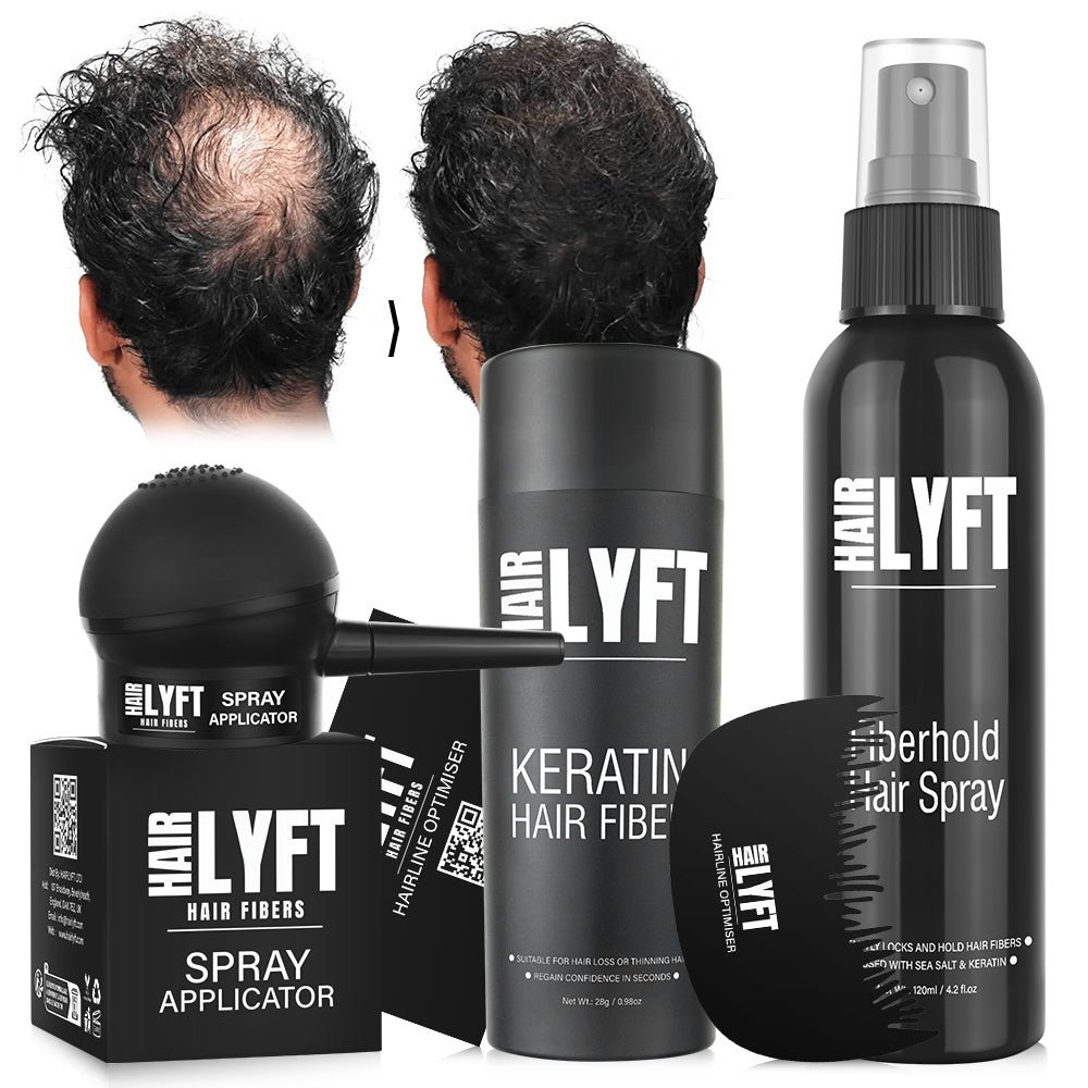 Keratin Hair Fibers- Ultimate Bundle
